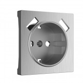 Запчасть Встраиваемые механизмы серебряный рифленый WL09-USB-CP