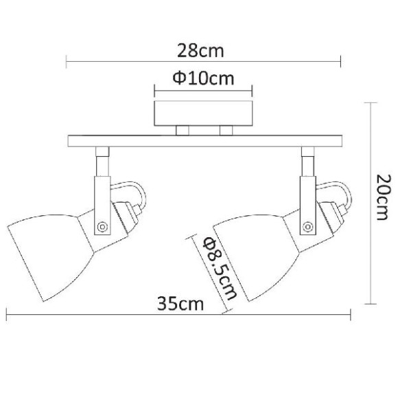 Спот Tulip A9582AP-2AB