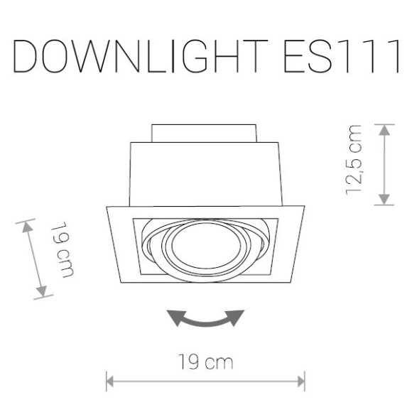 Точечный светильник Downlight 9575