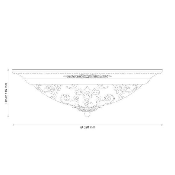 Потолочный светильник Lugo LUGO 142.2 R30 white