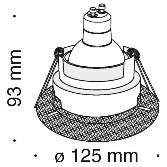 Точечный светильник Hoop DL043-01B Точечный светильник Hoop DL043-01B