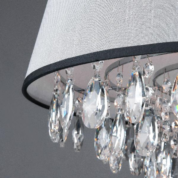 Подвесная люстра Opera 10092/5 хром/прозрачный хрусталь Strotskis Подвесная люстра Opera 10092/5 хром/прозрачный хрусталь Strotskis