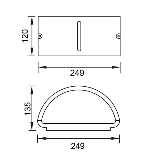 Настенный светильник уличный  3304