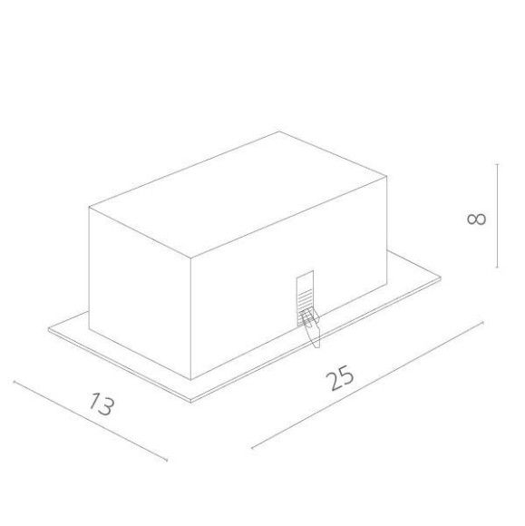Точечный светильник Cardani  Piccolo A5941PL-2SI