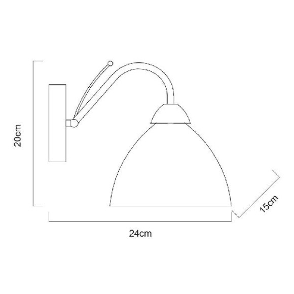 Бра Milanese A4530AP-1AB Бра Milanese A4530AP-1AB