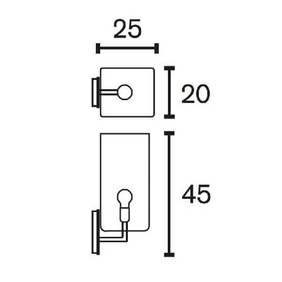 Настенный светильник Hollywood HW45N Настенный светильник Hollywood HW45N