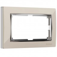 Рамка Snabb слоновая кость WL03-Frame-01-DBL-ivory