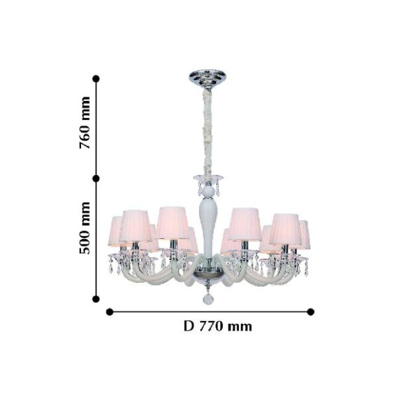 Подвесная люстра Atlanta 2056-10P