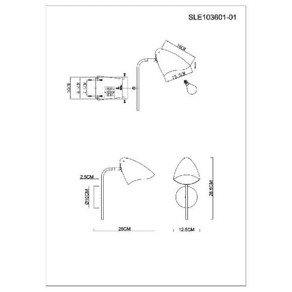 Бра Satta SLE103601-01 Бра Satta SLE103601-01