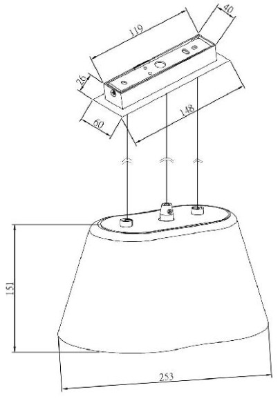 Подвесной светильник Yasmin 342004 Подвесной светильник Yasmin 342004