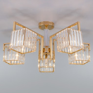 Потолочная люстра April 10117/5 золото/прозрачный хрусталь Strotskis