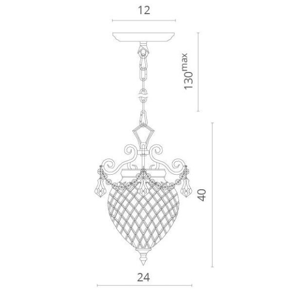 Подвесной светильник Reggia 1150/01 SP-2 Подвесной светильник Reggia 1150/01 SP-2