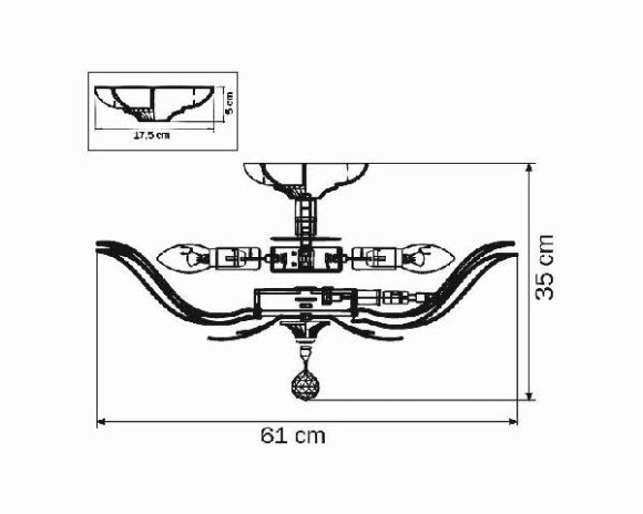 Потолочная люстра RICCIO 705134