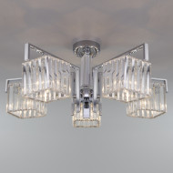 Потолочная люстра April 10117/5 хром/прозрачный хрусталь Strotskis