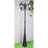 Наземный фонарь Capella черный Capella F/3 черный