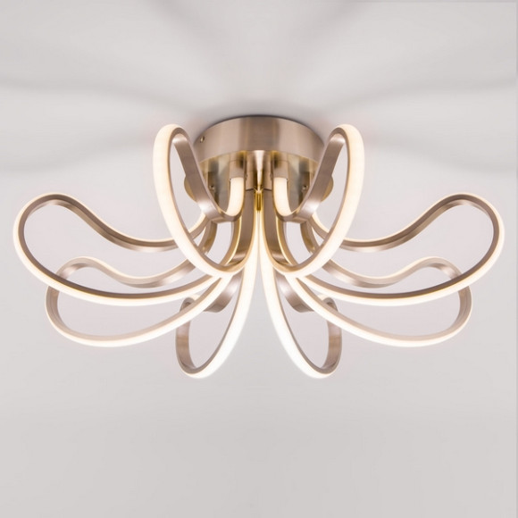 Потолочная люстра Lilium 90079/8 сатин-никель
