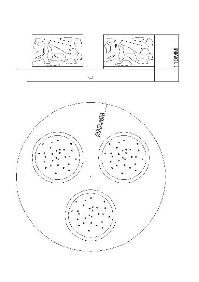 Потолочная люстра Potti 49367-18D