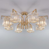 Потолочная люстра April 10117/8 золото/прозрачный хрусталь Strotskis