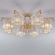 Потолочная люстра April 10117/8 золото/прозрачный хрусталь Strotskis