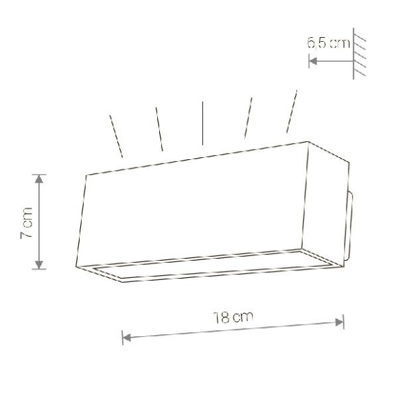 Настенный светильник уличный Unit 9122