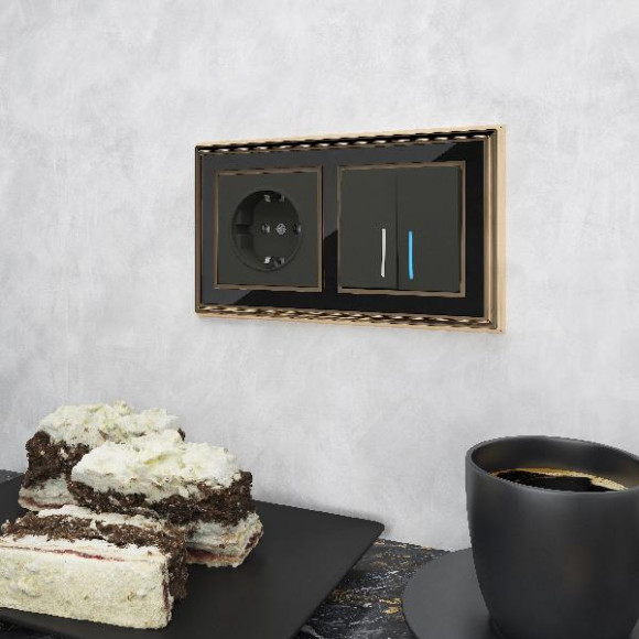 Рамка Palacio золото/черный WL17-Frame-02