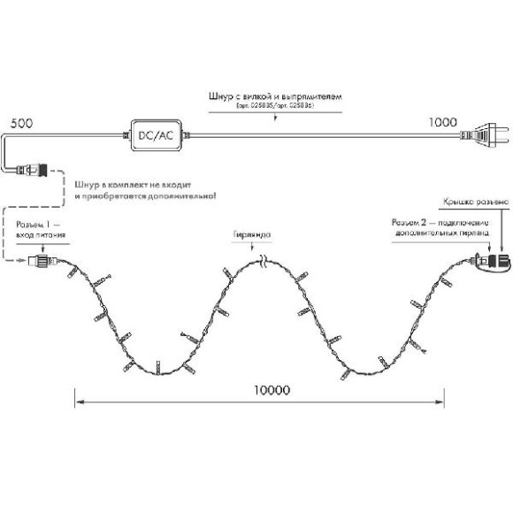 Гирлянда STRING 025786