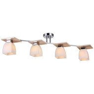 Потолочная люстра Trento 11401/4C CHROME, WHITE OAK