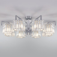 Потолочная люстра April 10117/8 хром/прозрачный хрусталь Strotskis