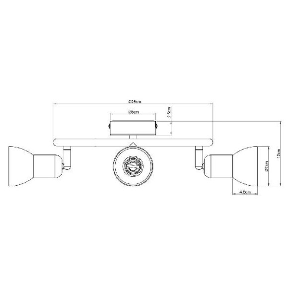 Спот Falena A3115PL-3SS