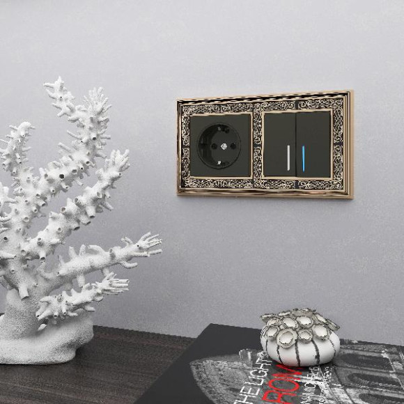 Рамка Palacio Gracia золото/черный WL77-Frame-02