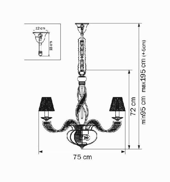 Подвесная люстра ALVEARE 702104
