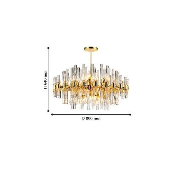 Потолочная люстра Сelebratio 2205-18P Потолочная люстра Сelebratio 2205-18P