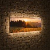 Лайтбокс Летний лес 60-180-p-015 Лайтбокс Летний лес 60-180-p-015