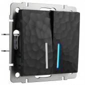 Выключатель Встраиваемые механизмы Hammer черные W1222108 Выключатель Встраиваемые механизмы Hammer черные W1222108