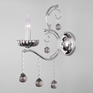 Бра Brezza 10107/1 хром/дымчатый хрусталь Strotskis