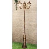 Наземный фонарь Diadema черное золото GLYF-8046F/3