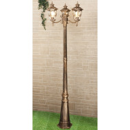 Наземный фонарь Diadema черное золото GLYF-8046F/3