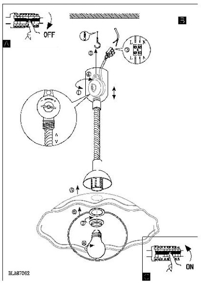Подвесной светильник Brenda 87062