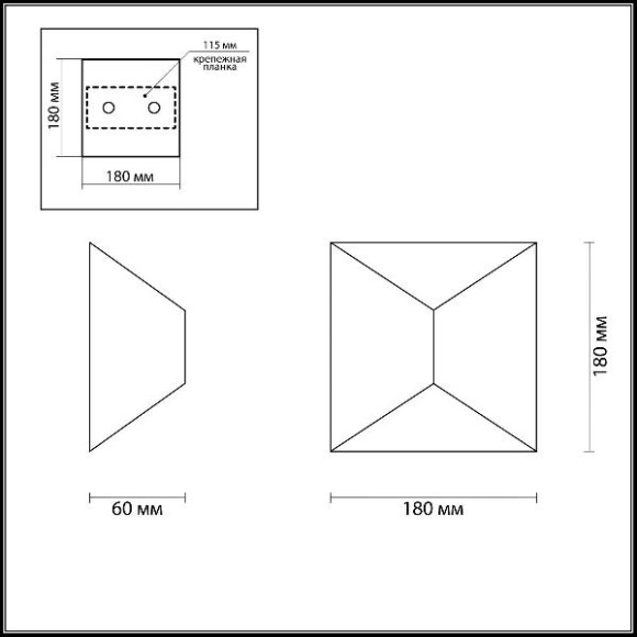 Архитектурная подсветка Tibro 3908/10WL