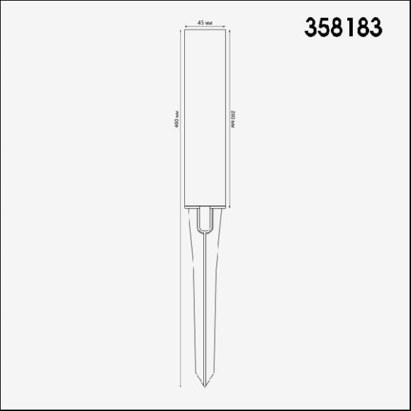 Корпус для модуля Nokta 358183 Корпус для модуля Nokta 358183