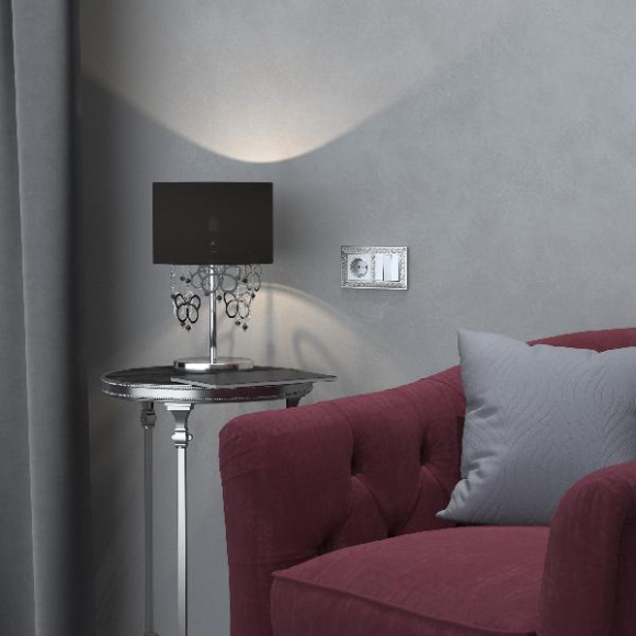 Рамка Antik матовый хром WL07-Frame-02