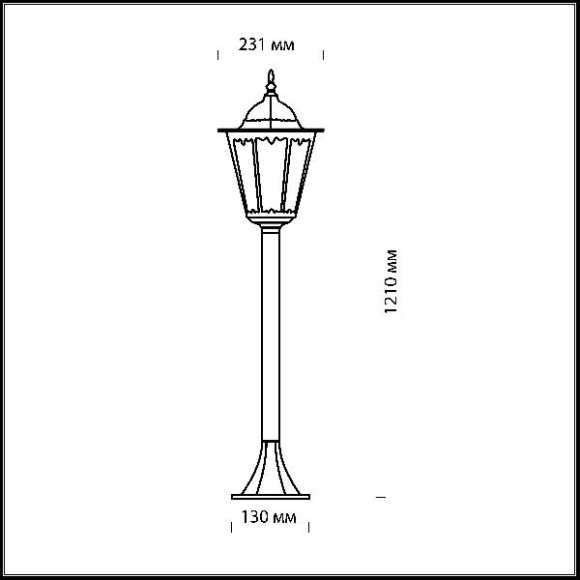 Наземный фонарь Lano 2322/1F Наземный фонарь Lano 2322/1F