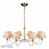 Подвесная люстра Amber YT2043-8 GD+Cear Подвесная люстра Amber YT2043-8 GD+Cear