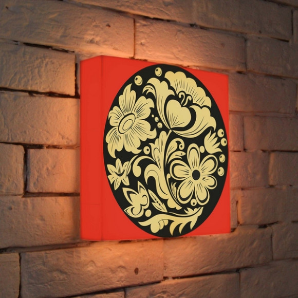 Лайтбокс Узор Цветочки 25-25-d-032 Лайтбокс Узор Цветочки 25-25-d-032