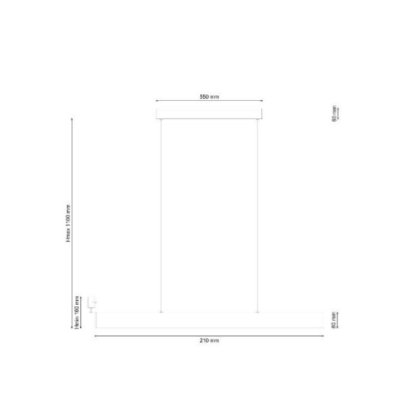 Подвесной светильник Aero AERO 206.30 bianco LED