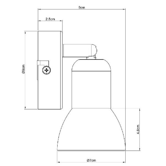 Спот Falena A3115AP-1SS