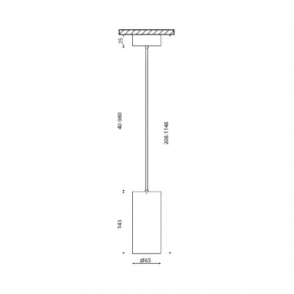 Крепление для светильников VL-M VL-M6-BL