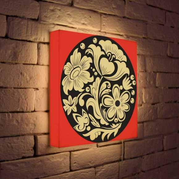 Лайтбокс Узор Цветочки 35-35-d-032 Лайтбокс Узор Цветочки 35-35-d-032