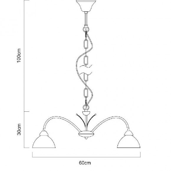 Подвесная люстра Milanese A4530LM-5AB Подвесная люстра Milanese A4530LM-5AB