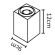 Точечный светильник Pictor A5655PL-1WH